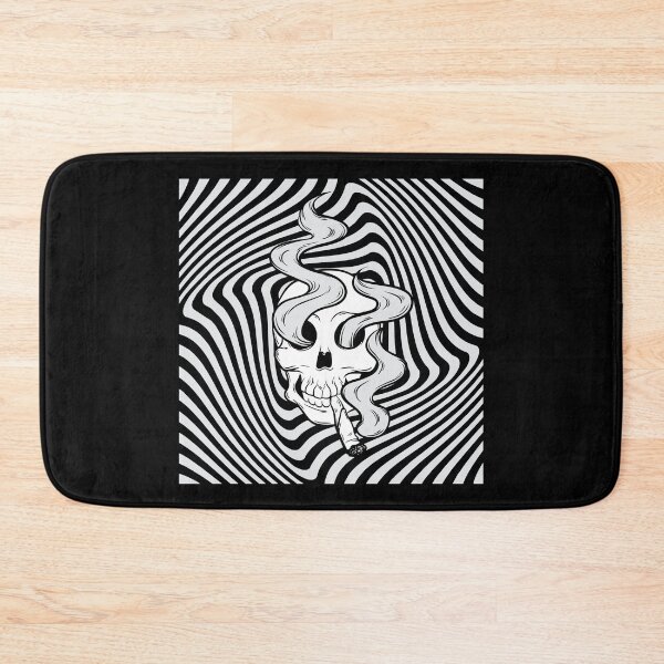 Item preview, Skull with cigarette optical illusion designed and sold by Michael Schmidt.