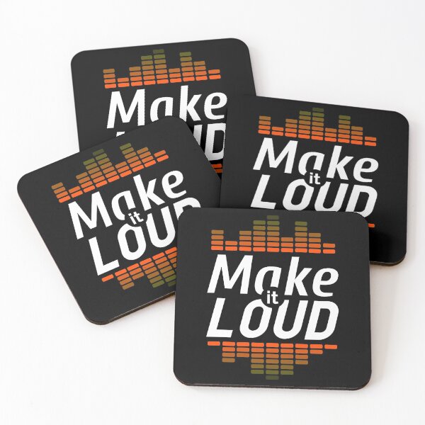 Item preview, Make It Loud. Graphic Equalizer. Music. Cool designed and sold by shirtdan.