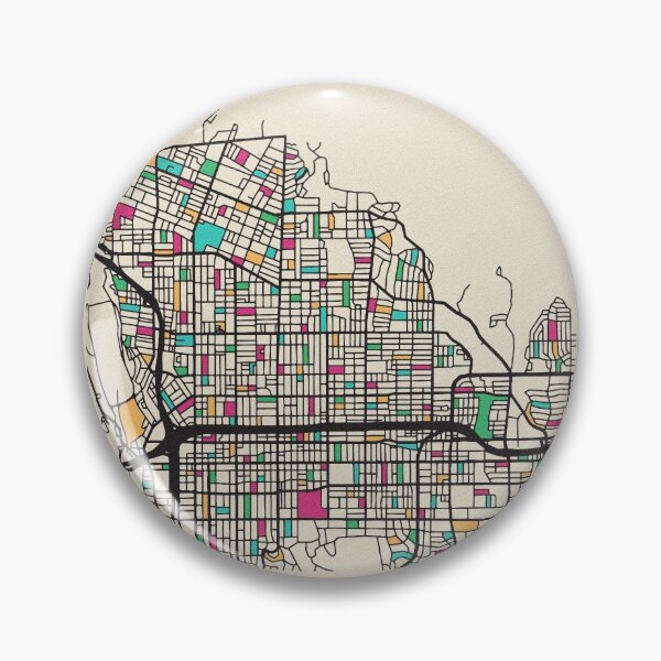 Item preview, Pasadena, California Street Map designed and sold by A Deniz Akerman.