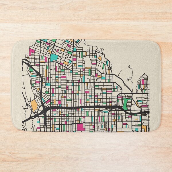 Item preview, Pasadena, California Street Map designed and sold by A Deniz Akerman.