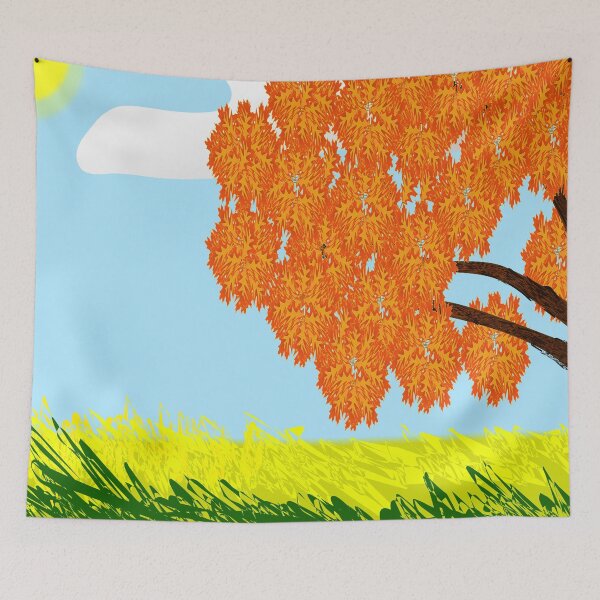 Item preview, Autumn fall landscape designed and sold by GetThatStuff.