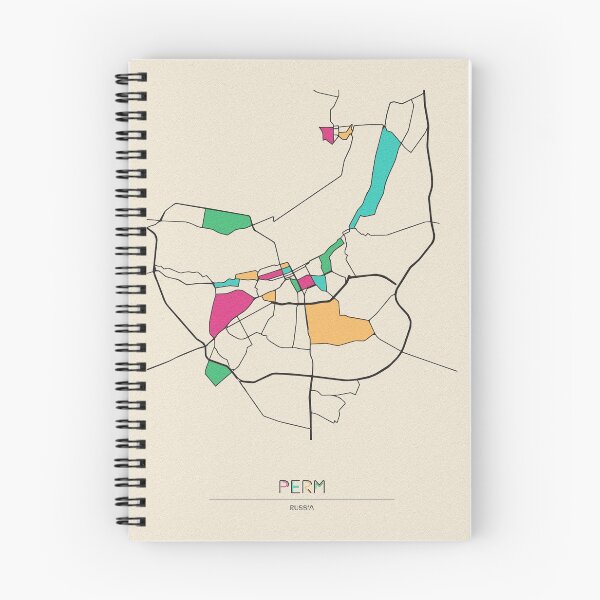 Item preview, Perm, Russia Street Map designed and sold by A Deniz Akerman.