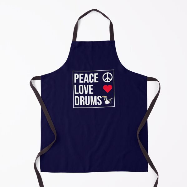 Item preview, Peace Love Drums designed and sold by CatArtStore.