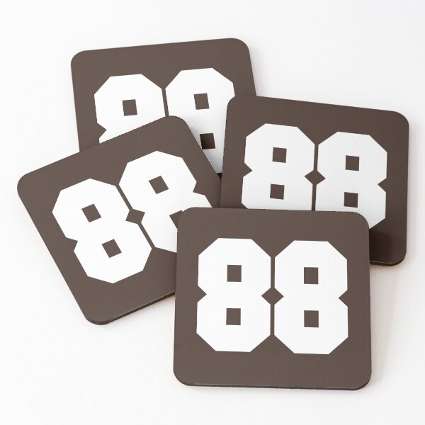 Item preview, 88 Number Cleveland Sports Eighty-Eight Brown Jersey designed and sold by HelloFromAja.