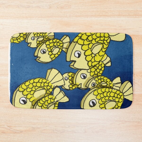 Item preview, Flat, golden fish in a pack designed and sold by LeahHa.