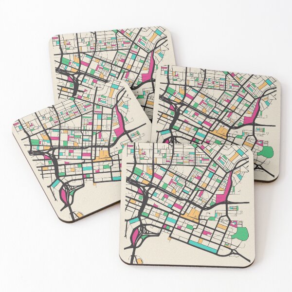 Item preview, Perth, Australia Street Map designed and sold by A Deniz Akerman.