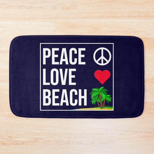 Item preview, Peace Love Beach designed and sold by CatArtStore.