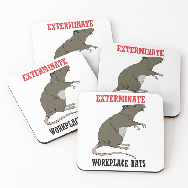 Item preview, Exterminate Workplace Rats designed and sold by PillowPuns.