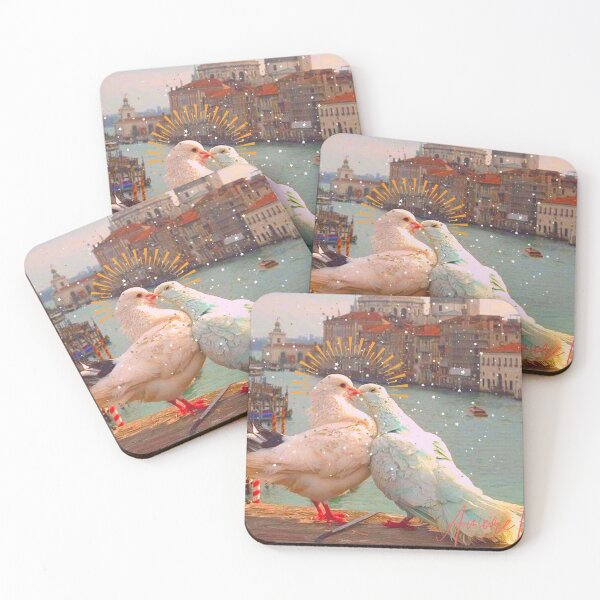 Item preview, Birds in love in Venice designed and sold by SpicyCherrys.
