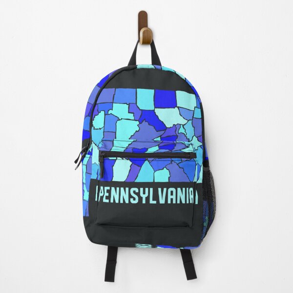 Item preview, Blue Pennsylvania County Map Design designed and sold by Chubuter.