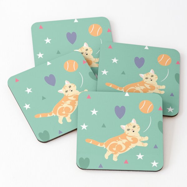 Item preview, Playing American Shorthair Cat - Orange designed and sold by lulululupaint.