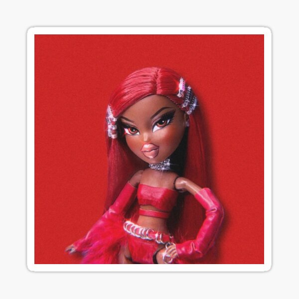 red bratz doll