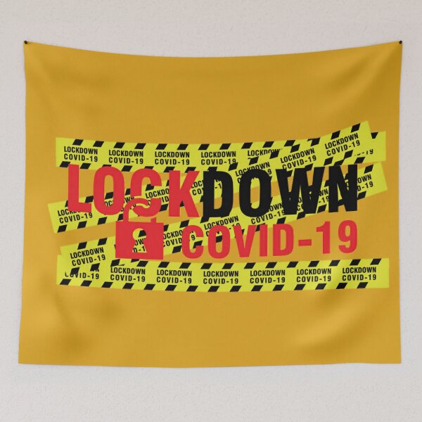 Item preview, Funky lockdown Covid-19 merchandise designed and sold by Sovik Goswami.