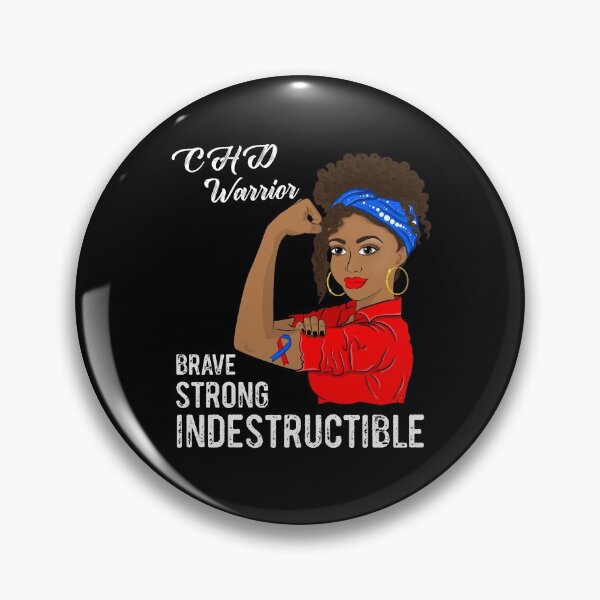 Item preview, CHD Warrior Indestructible Congenital Heart Defect Awareness designed and sold by ZNOVANNA.