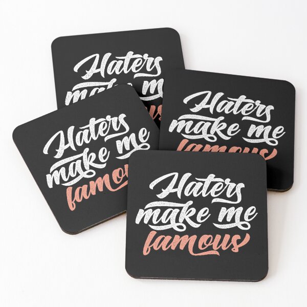 Item preview, Haters Make Me Famous designed and sold by CatsCrew.