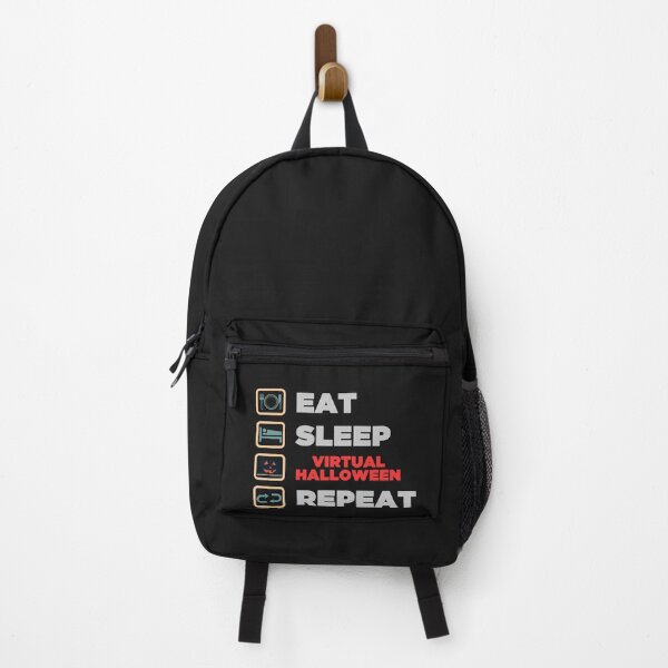 Item preview, EAT SLEEP VIRTUAL HALLOWEEN REPEAT - Funny Halloween Icon And Text designed and sold by leo121687.