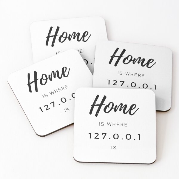Item preview, Home is where 127.0.0.1 is designed and sold by purumArt.