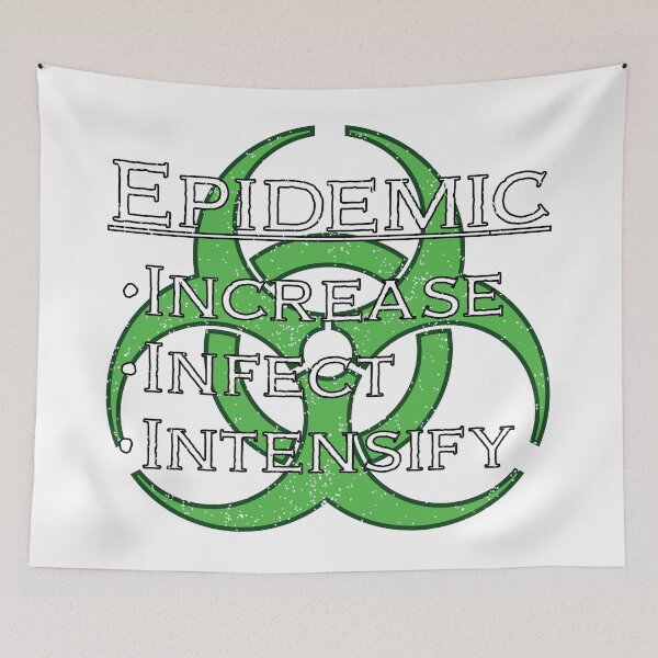 Item preview, Epidemic card from the Pandemic board game designed and sold by IndependentLife.
