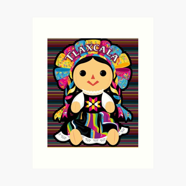 Aperçu de l'œuvre Tlaxcala, Monita Muneca Maria de Trapo Mexicana créée et vendue par Fr33m4n1111.