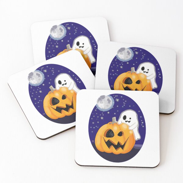 Item preview, Halloween Pumpkin Ghost - 2020 designed and sold by Sue Flask.
