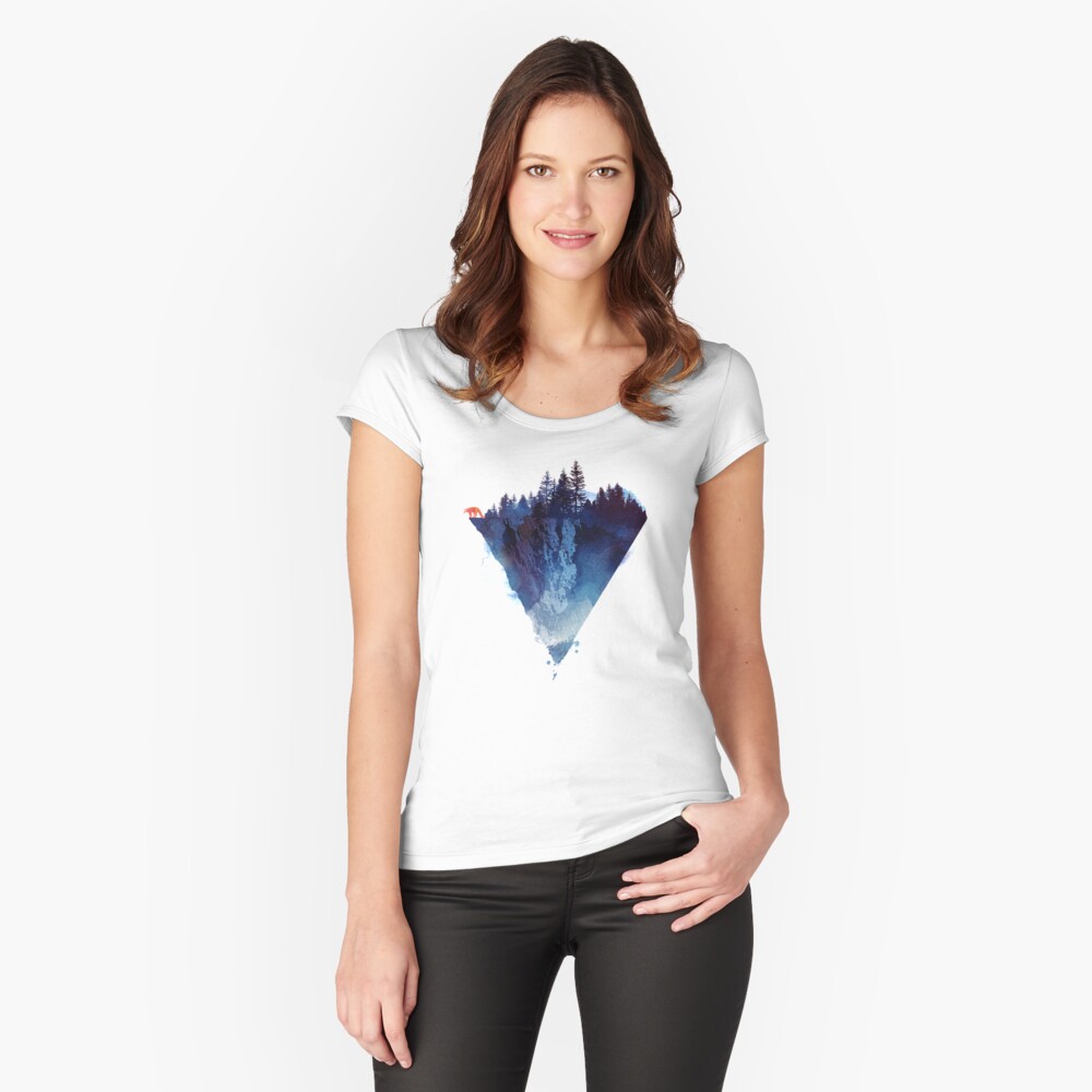 Item preview, Fitted Scoop T-Shirt designed and sold by robertfarkas.