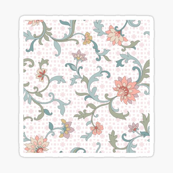 Item preview,  Floral Pattern Mask designed and sold by RekhaArtGalaxy.