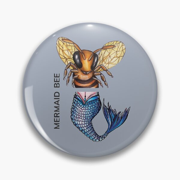 Item preview, MERMAID BEE by FrankenDuo aluminium grey designed and sold by FrankenDuo.