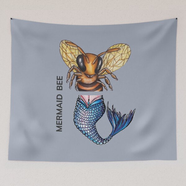 Item preview, MERMAID BEE by FrankenDuo aluminium grey designed and sold by FrankenDuo.