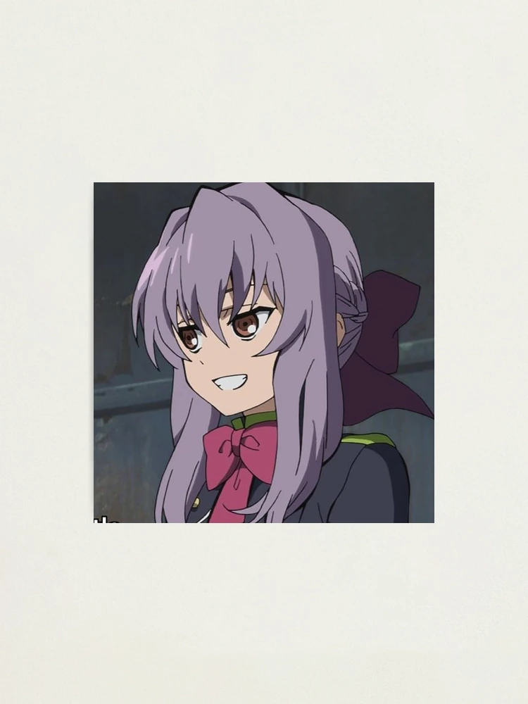 Anime Pfp Purple Aesthetic Shinoa GIF