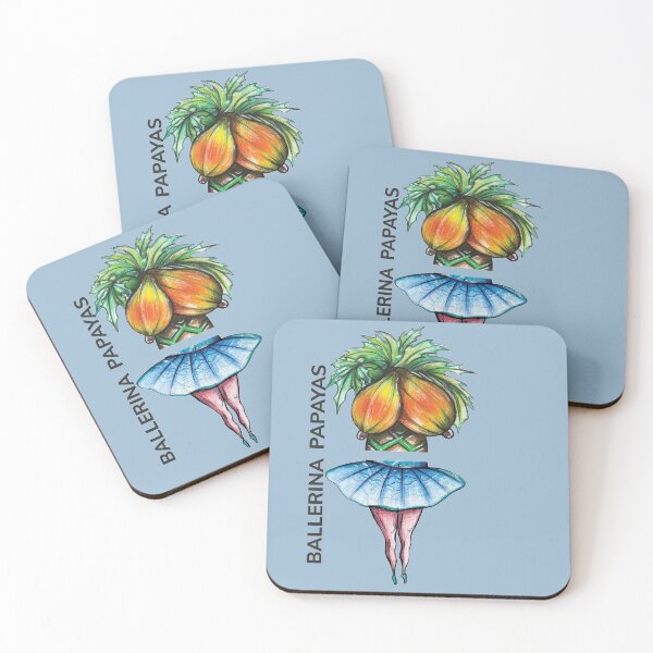 Item preview, BALLERINA PAPAYAS by FrankenDuo steel blue designed and sold by FrankenDuo.