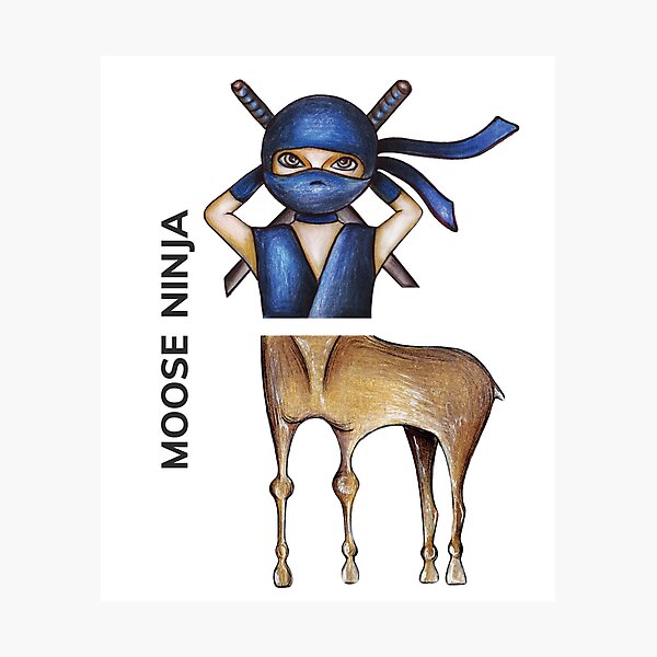 Item preview, MOOSE NINJA by FrankenDuo designed and sold by FrankenDuo.