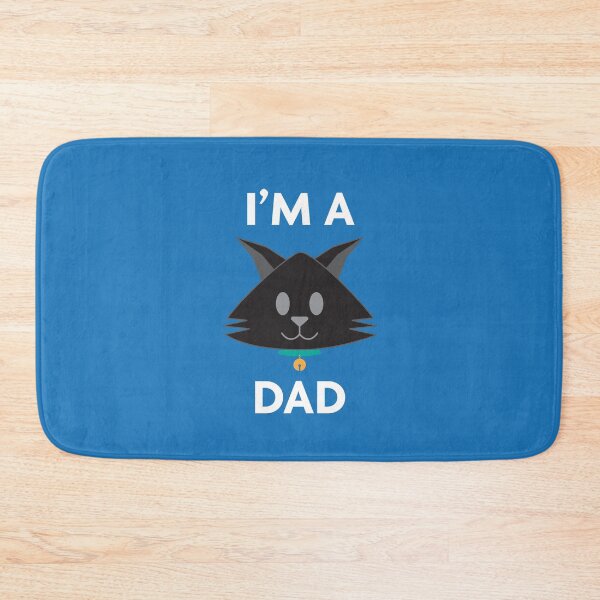 Item preview, I'm a cat dad (black cat) designed and sold by graphicsbuddy.