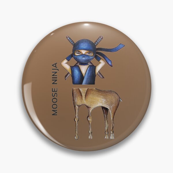 Item preview, MOOSE NINJA by FrankenDuo mocha brown designed and sold by FrankenDuo.
