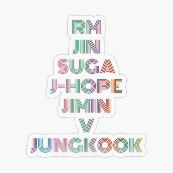 31 piece BTS sticker set and jungkook name tag pin NEW KPOP