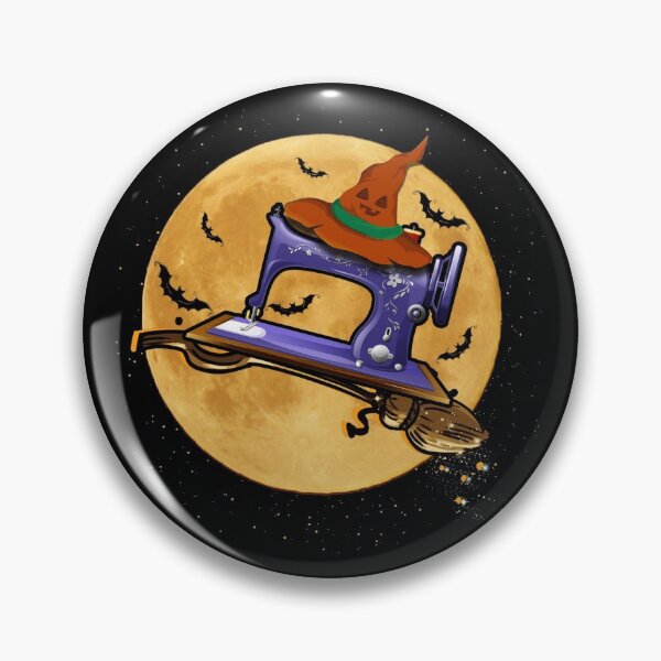 Item preview, Quilting Machine Halloween Witch designed and sold by Charles Brian.