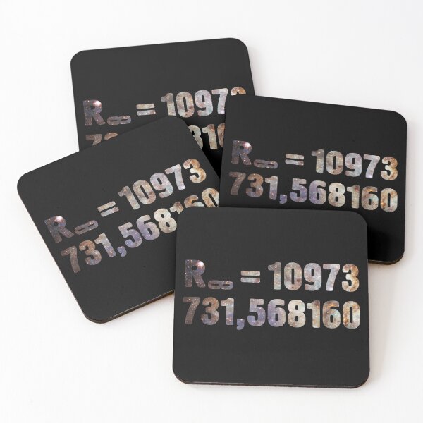 Item preview, Atomic physics - Rydberg constant designed and sold by MetaPhyStore.
