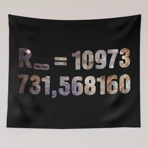 Item preview, Atomic physics - Rydberg constant designed and sold by MetaPhyStore.