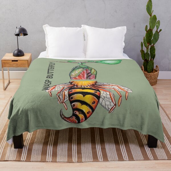 Item preview, WASP BUTTERFLY by FrankenDuo sage green designed and sold by FrankenDuo.