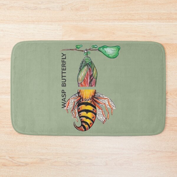 Item preview, WASP BUTTERFLY by FrankenDuo sage green designed and sold by FrankenDuo.