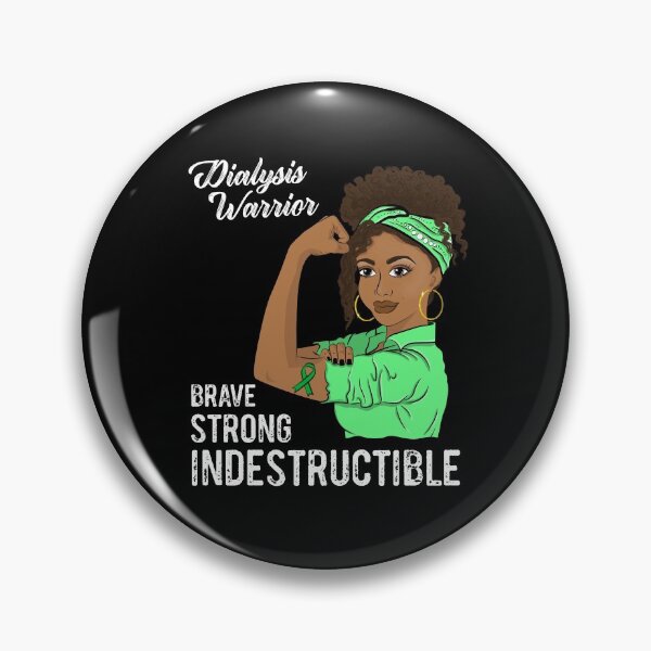 Item preview, Dialysis Warrior Indestructible Kidney Survivor Awareness designed and sold by ZNOVANNA.