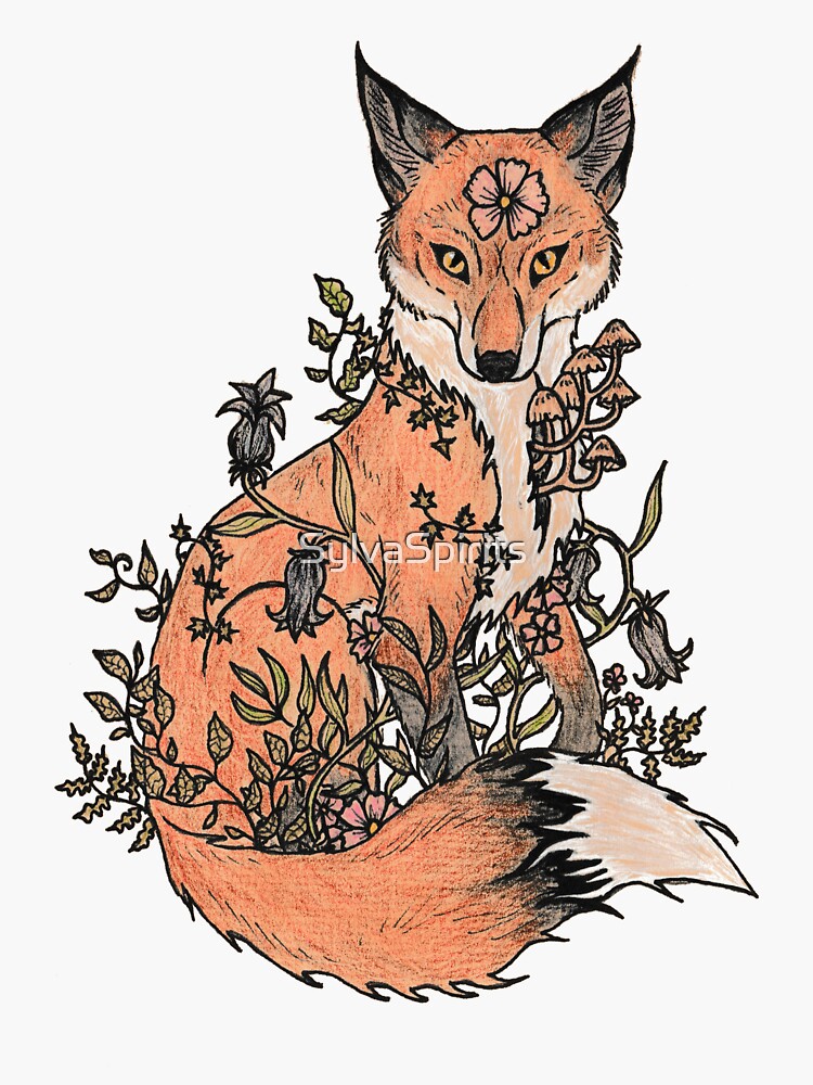 Fox Therian Sticker for Sale by TrueCrimeStuff