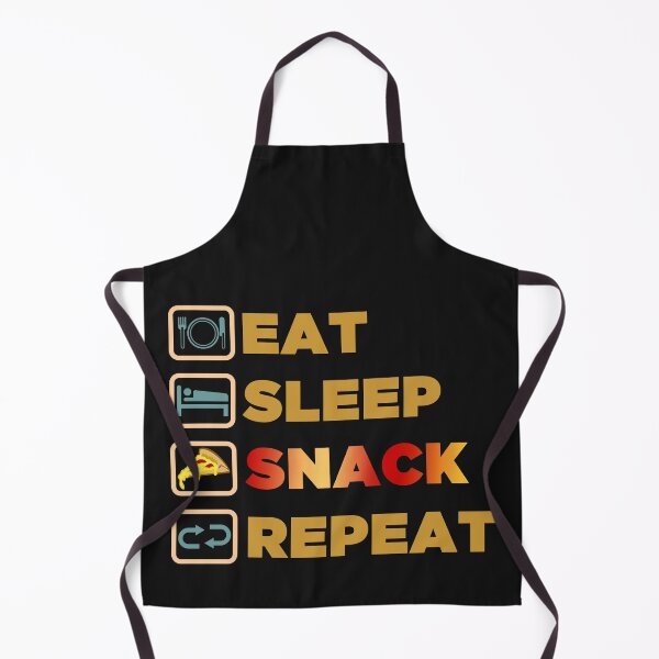 Item preview, EAT SLEEP SNACK REPEAT - Funny Pizza And Text Gift Ideas designed and sold by leo121687.