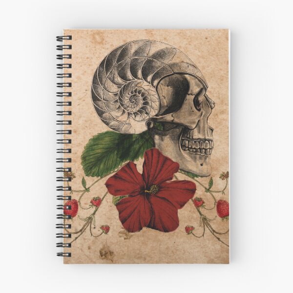 Item preview, Flower skull with shell designed and sold by -ADE-.