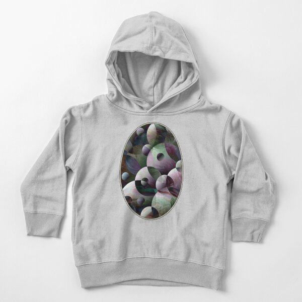 Orbs 3: round spheres abstract Toddler Pullover Hoodie