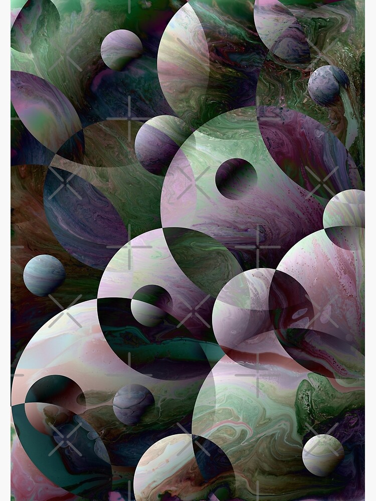 Orbs 3: round spheres abstract by kerravonsen
