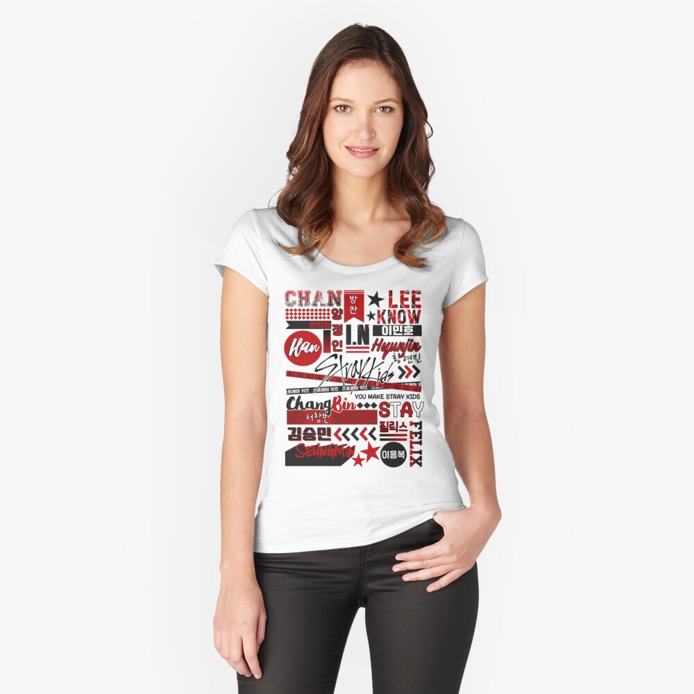 Item preview, Fitted Scoop T-Shirt designed and sold by lovely-day.