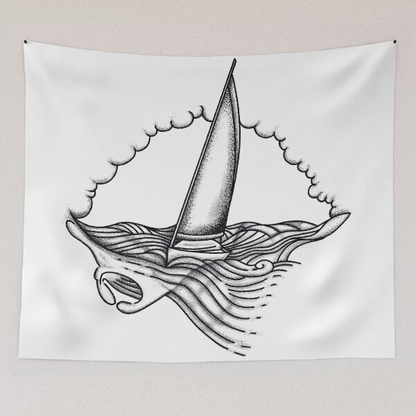 Item preview, Manta Ray meets Sailboat designed and sold by SailorShoppe.