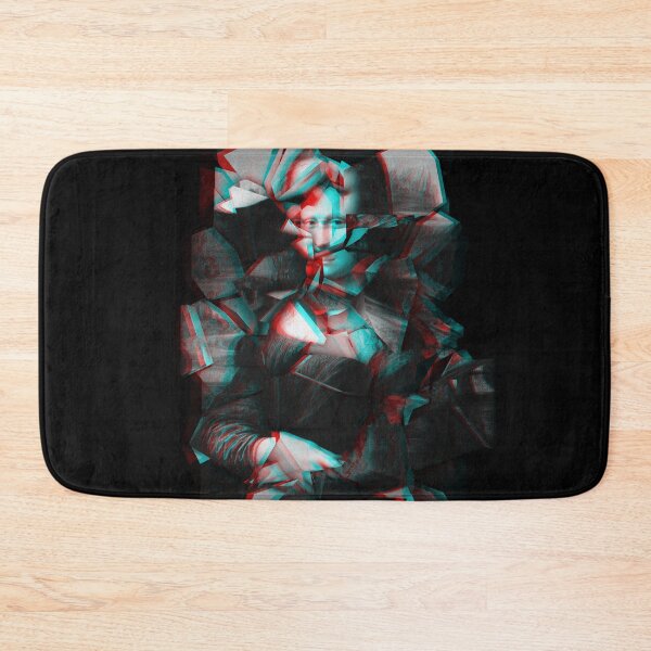 Item preview, Mona Lisa Shattered 3D Stereoscopic (Black/White/Red/Cyan) designed and sold by hyproinc.