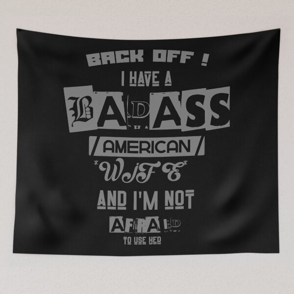 Item preview, American Badass Wife Only designed and sold by RUCZENO.