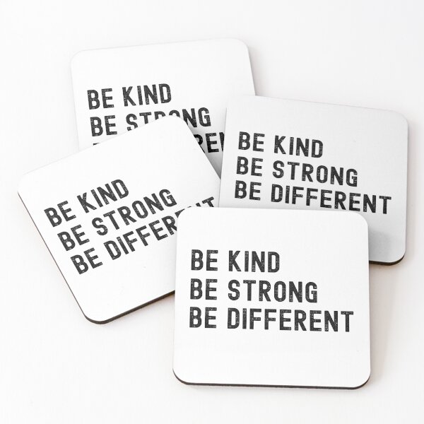 Item preview, BE KIND BE STRONG BE DIFFERENT designed and sold by TrinityGIRL.